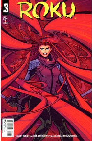 Roku 3C published by Valiant with cover art by Shawn Crystal