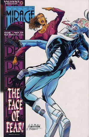 The Second Life of Doctor Mirage 15 published by Valiant with cover art by Jordi Ensign