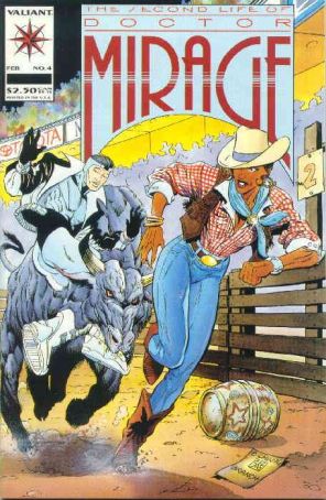 The Second Life of Doctor Mirage 4 published by Valiant with cover art by Bernard Chang