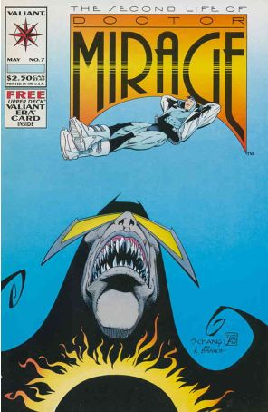 The Second Life of Doctor Mirage 7 published by Valiant with cover art by Bernard Chang