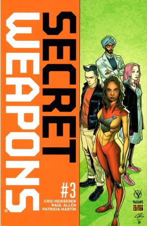 Secret Weapons (2nd Series) 3E published by Valiant with cover art by Clayton Henry