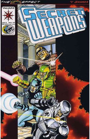 Secret Weapons 13 published by Valiant with cover art by Peter Grau
