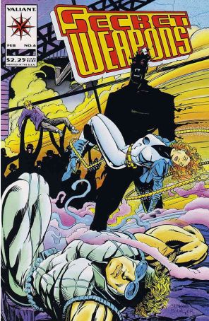 Secret Weapons 6 published by Valiant with cover art by Joe St. Pierre