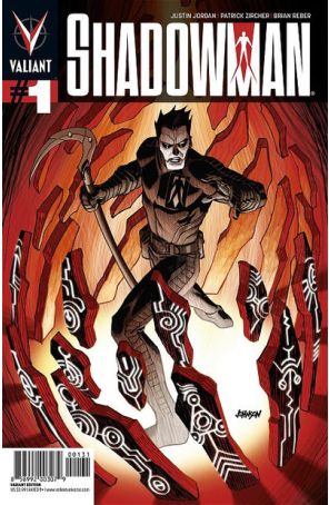 Shadowman (4th Series) 1B published by Valiant with cover art by Dave Johnson