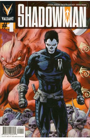 Shadowman (4th Series) 1 published by Valiant with cover art by Patrick Zircher