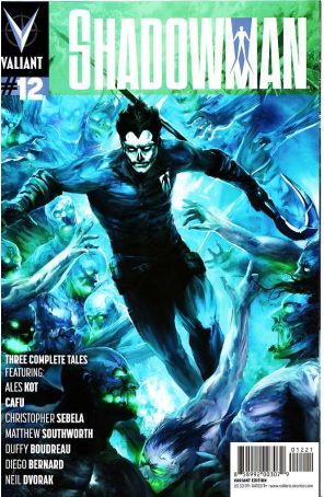Shadowman (4th Series) 12A published by Valiant with cover art by Kekai Kotaki