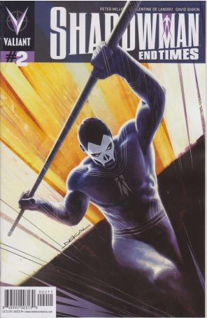 Shadowman: End Times 2 published by Valiant with cover art by Jeff Dekal