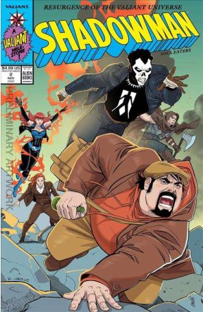 Shadowman: Soul Eaters 2C published by Valiant with cover art by Richard Ortiz