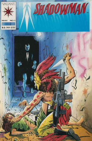 Shadowman 1 published by Valiant with cover art by David Lapham