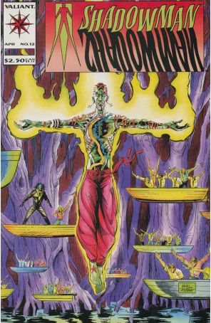 Shadowman 12 published by Valiant with cover art by Bob Hall