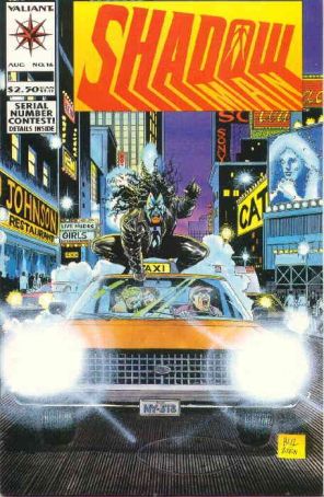 Shadowman 16 published by Valiant with cover art by Bob Hall