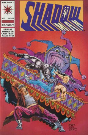 Shadowman 17 published by Valiant with cover art by Bob Hall