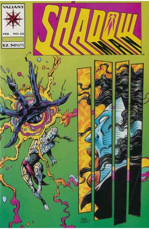 Shadowman 22 published by Valiant with cover art by Bob Hall