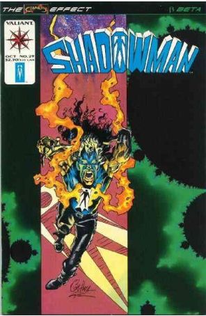 Shadowman 29 published by Valiant with cover art by Bob Hall