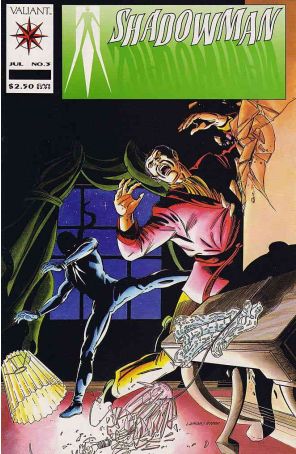 Shadowman 3 published by Valiant with cover art by David Lapham