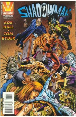 Shadowman 42 published by Valiant with cover art by Bob Hall