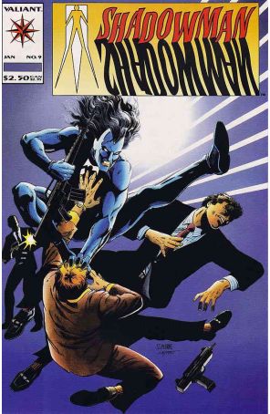 Shadowman 9 published by Valiant with cover art by Joe St. Pierre
