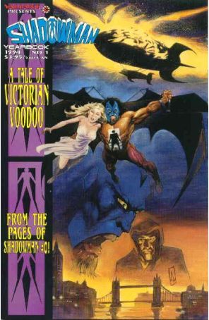 Shadowman Yearbook 1 published by Valiant with cover art by Val Mayerik