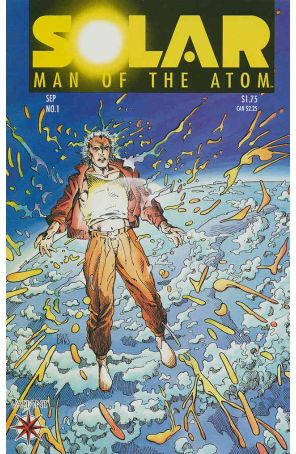 Solar, Man of the Atom 1 published by Valiant with cover art by Barry Windsor-Smith