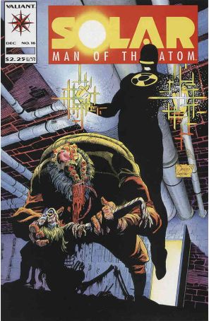 Solar, Man of the Atom 16 published by Valiant with cover art by Joe Quesada