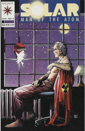 Solar, Man of the Atom 5 published by Valiant with cover art by Barry Windsor-Smith