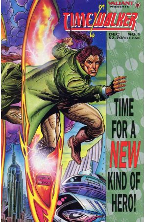 Timewalker 1 published by Valiant with cover art by Don Perlin