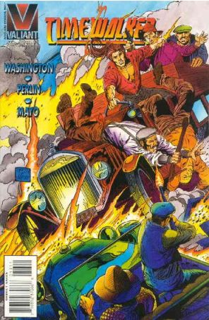 Timewalker 13 published by Valiant with cover art by Don Perlin