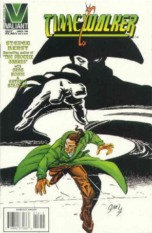 Timewalker 14 published by Valiant with cover art by Greg Boone