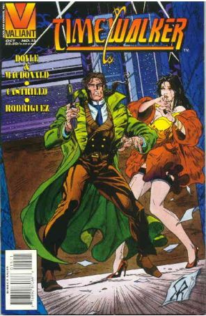 Timewalker 15 published by Valiant with cover art by Stefano Raffaele