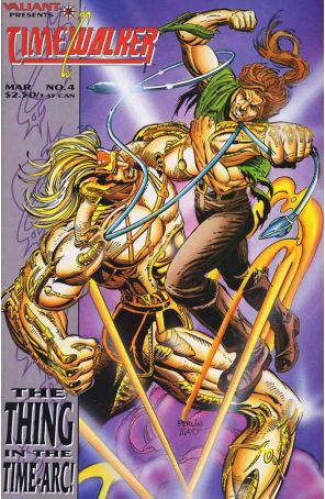 Timewalker 4 published by Valiant with cover art by Don Perlin