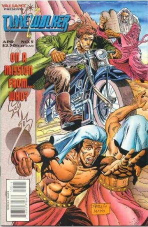 Timewalker 5 published by Valiant with cover art by Don Perlin