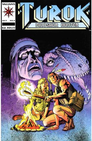 Turok, Dinosaur Hunter 4 published by Valiant with cover art by Rags Morales