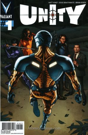 Unity (2nd Series) 1A published by Valiant with cover art by J.G. Jones