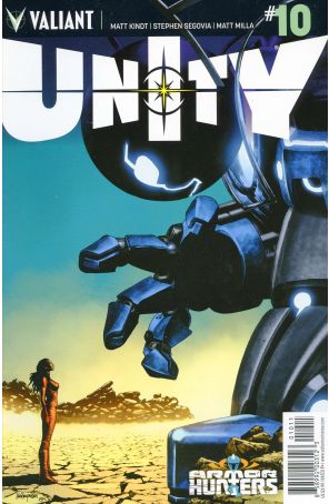 Unity (2nd Series) 10 published by Valiant with cover art by Mico Suayan