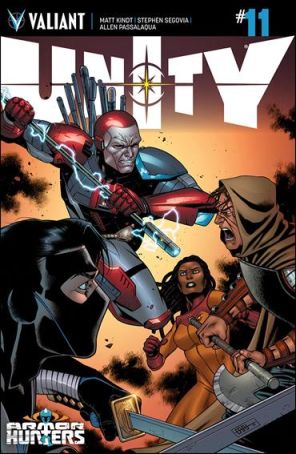 Unity (2nd Series) 11A published by Valiant with cover art by Cafu