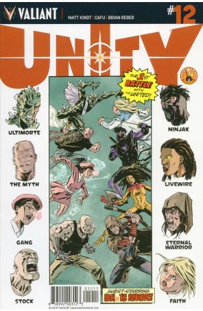 Unity (2nd Series) 12A published by Valiant with cover art by Brian Level