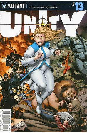 Unity (2nd Series) 13A published by Valiant with cover art by Lewis Larosa