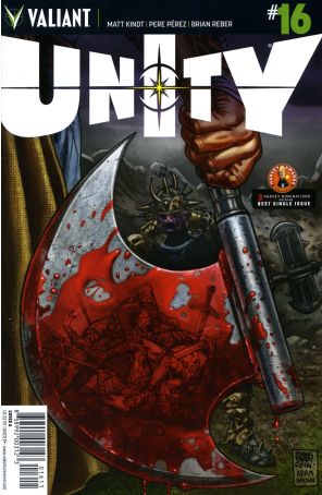 Unity (2nd Series) 16A published by Valiant with cover art by Glenn Fabry