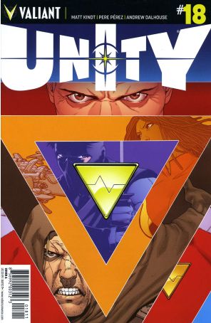 Unity (2nd Series) 18A published by Valiant with cover art by Pere Perez