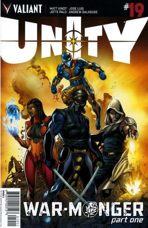 Unity (2nd Series) 19A published by Valiant with cover art by Diego Bernard