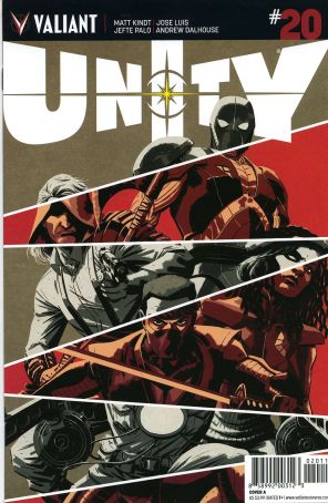 Unity (2nd Series) 20A published by Valiant with cover art by Kano