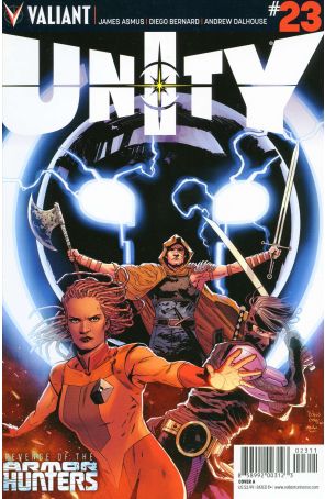 Unity (2nd Series) 23A published by Valiant with cover art by Bilquis Evely