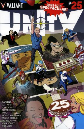 Unity (2nd Series) 25A published by Valiant with cover art by Kano