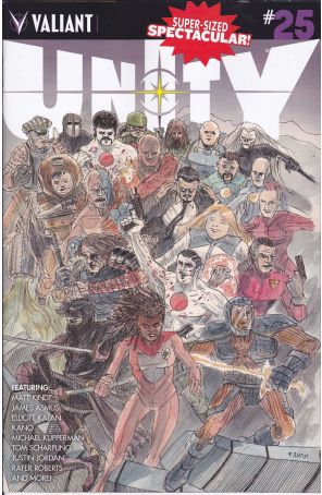 Unity (2nd Series) 25B published by Valiant with cover art by Matt Kindt