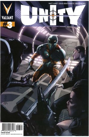 Unity (2nd Series) 3A published by Valiant with cover art by J.G. Jones