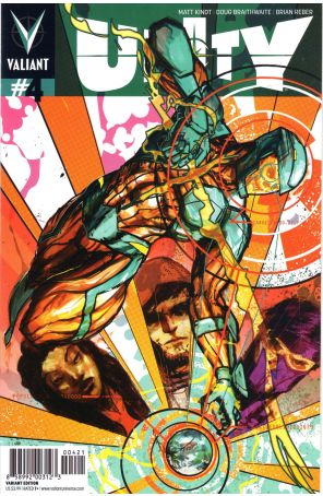 Unity (2nd Series) 4A published by Valiant with cover art by Riley Rossmo