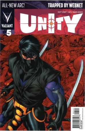 Unity (2nd Series) 5C published by Valiant with cover art by Diego Bernard