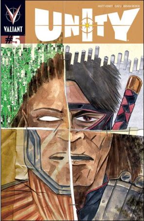 Unity (2nd Series) 5E published by Valiant with cover art by Matt Kindt