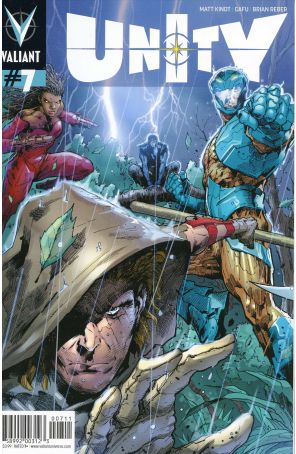 Unity (2nd Series) 7A published by Valiant with cover art by Trevor Hairsine