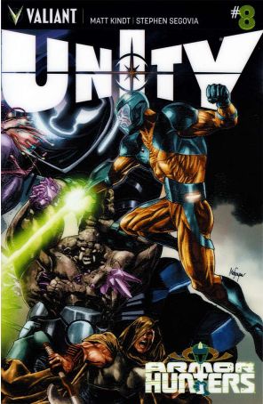 Unity (2nd Series) 8A published by Valiant with cover art by Mico Suayan